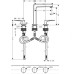 Смеситель для раковины на 3 отверстия Hansgrohe Metropol 160 74515000