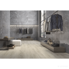 Плитка Saloni Akros FKC770 APOLO GRAFITO MATE 12×1200×400 под мрамор