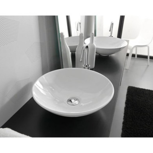 Керамическая раковина 41 см Artceram Polis, white glossy (PSL001 01;00)