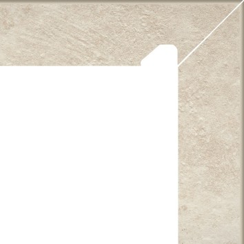 Цоколь Scandiano Beige Лівий 2 ел 8,1x30 код 5762 Ceramika Paradyz