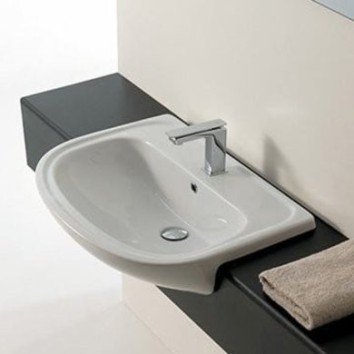 Керамическая раковина 66 см Artceram Apollo, white glossy (APL001 01;00)