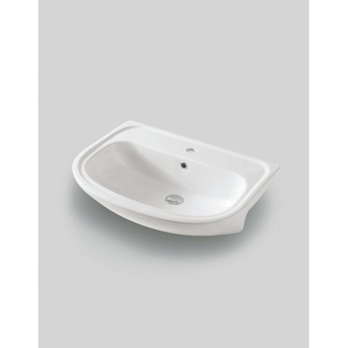 Керамическая раковина 66 см Artceram Apollo, white glossy (APL001 01;00)