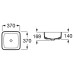 Раковина накладная на столешницу Roca Inspira Square A327532000