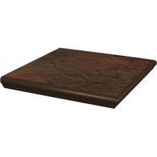 Сходинка з капіносом кутова Semir Brown 33x33 код 0205 Ceramika Paradyz