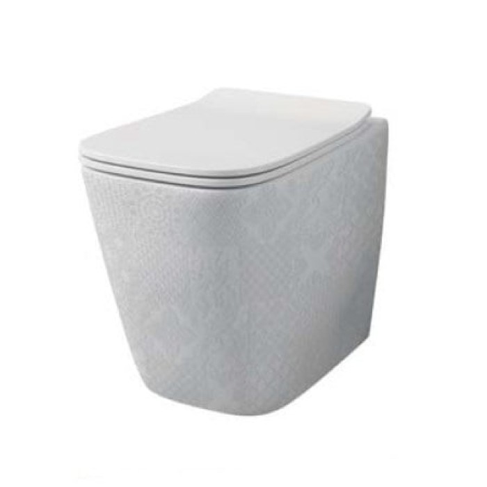 Напольный унитаз Artceram A16 (ASV002 01;86) white glossy/cementina