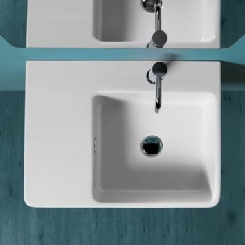Керамическая раковина 60 см Simas Top-Lavabi QU60D