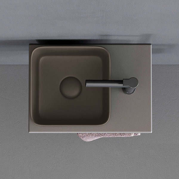 Раковина накладная 25 см Cielo Shui Comfort Minimo