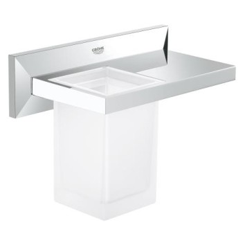 Полочка со стаканом для зубных щеток Grohe Allure Brilliant (40503000)