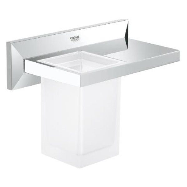 Полочка со стаканом для зубных щеток Grohe Allure Brilliant (40503000)