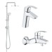 Grohe Eurosmart набор для ванны 3 в 1 (123246R)
