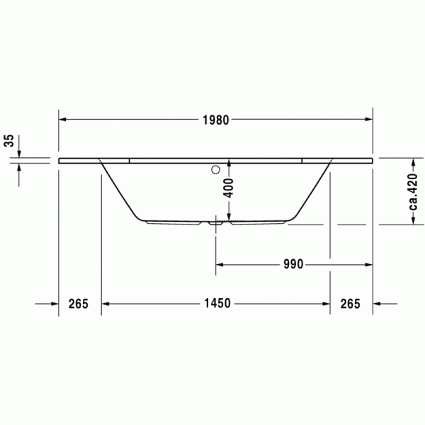D-Code ванна угловая 140 см 700137000000000 в интернет-магазине «Estet Room»