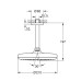 Верхний душ Grohe New Tempesta 210 26413000
