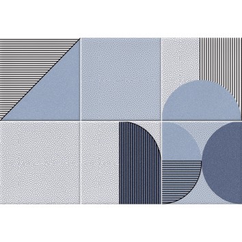Плитка Vives Hanami Nago Indigo 23x33,5 см