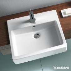 Плитка керамогранит Керамическая раковина 55 см Duravit Vero 0314550000 для пола
