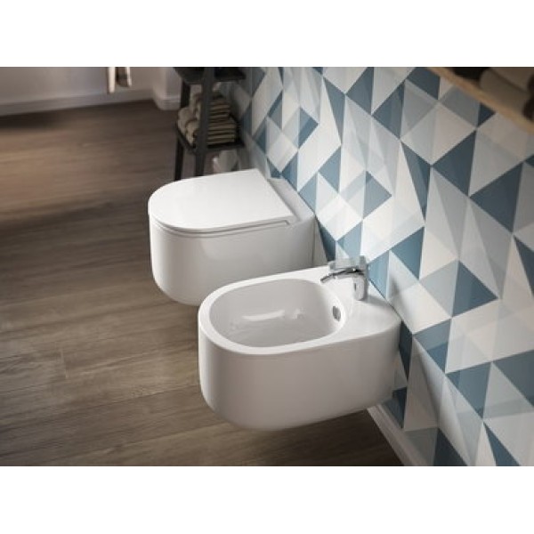 Подвесной унитаз безободковый Artceram Gio Evolution (GIV001 01;00) white glossy