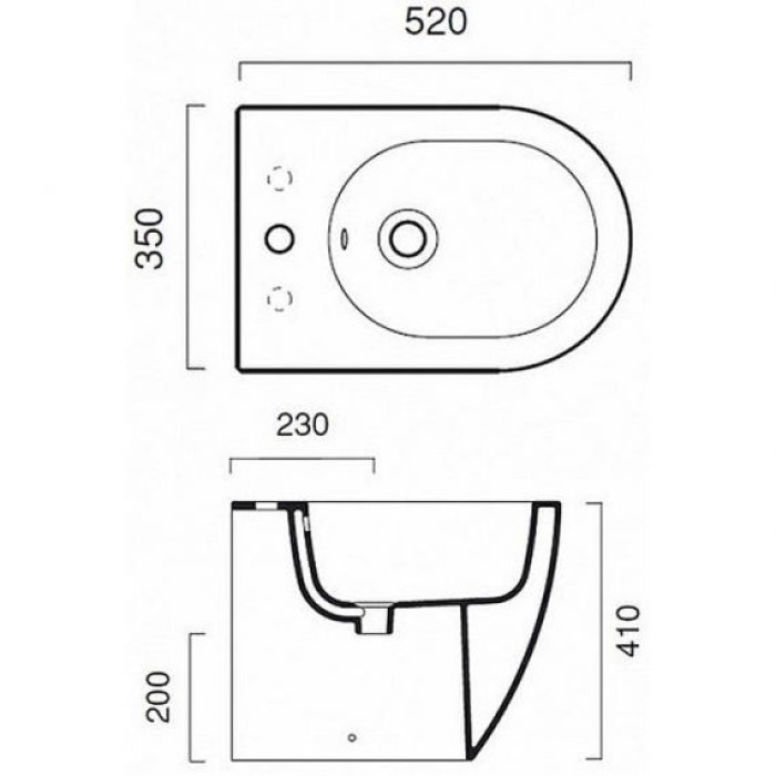 Биде Catalano Sfera Биде Catalano Sfera