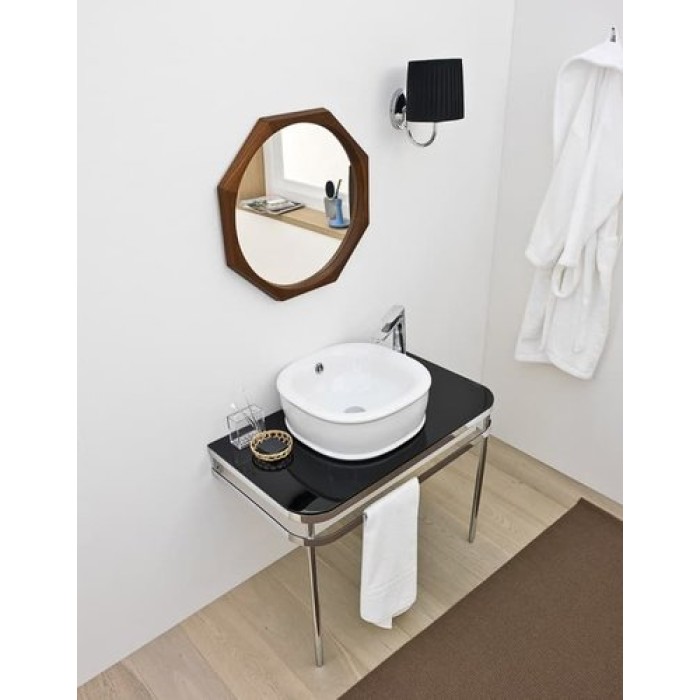 Керамическая раковина 45 см Artceram Azuley, black glossy (AZL001 03;00)