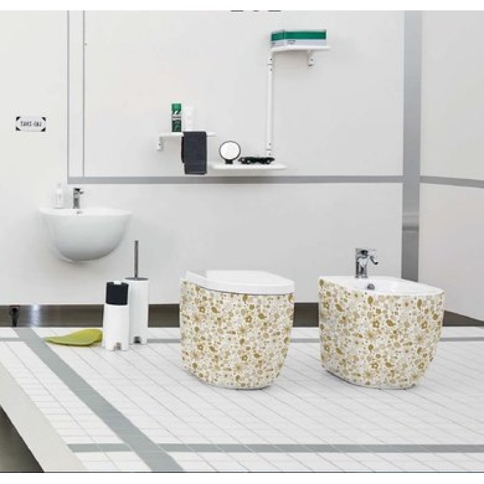 Напольный унитаз Artceram File 2.0 (FLV002 01;87) white glossy/lol - tone on tone