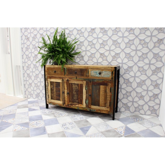 Плитка OSET KUBRICK RELIEF BLUE 9×200×200