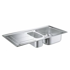Мойдка для кухни Grohe 970x500 мм с эксцентриком, 2 чаши, матовая (31564SD0)