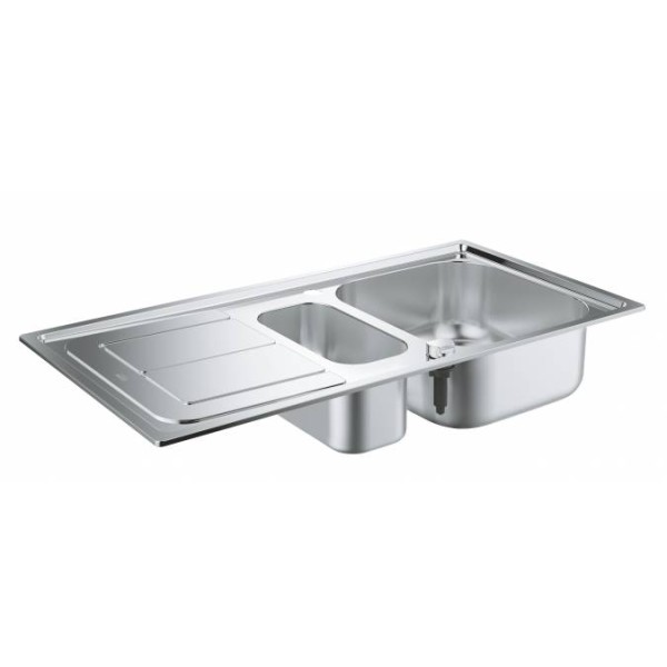 Мойдка для кухни Grohe 970x500 мм с эксцентриком, 2 чаши, матовая (31564SD0)