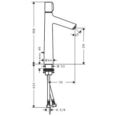 Смеситель для раковины Hansgrohe Talis Select S 72044000