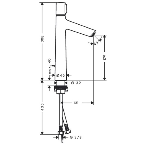 Смеситель для раковины Hansgrohe Talis Select S 72044000