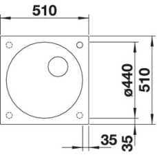 Мойка для кухни Blanco Artago 6-IF/A Silgranit PuraDur 521767