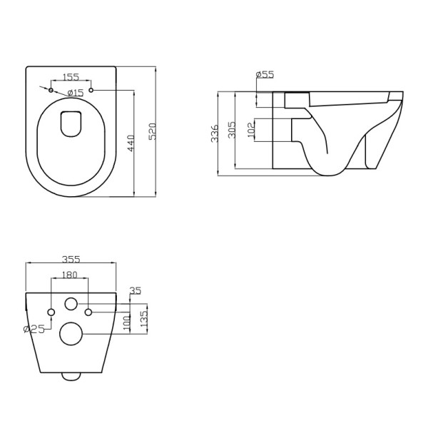 Унитаз подвесной DEVIT LAGUNA 3020110 Clean Pro c крышкой soft-close quick-fix