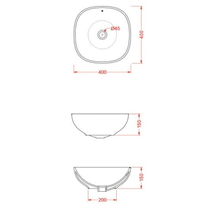 Керамическая раковина 40 см Artceram NF, white glossy (NFL001 01;00)