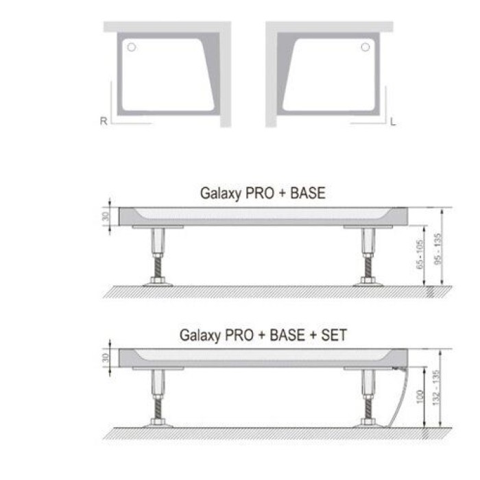 Панель ASYMETRIC PRO 120x90 SET R 10° Панель ASYMETRIC PRO 120x90 SET R 10°