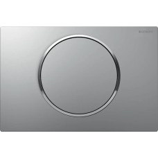 Клавиша смыва Geberit Sigma10, хром матовый/хром 115.758.KN.5