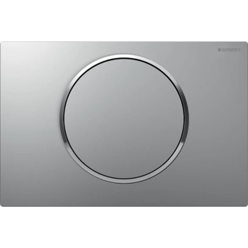 Клавиша смыва Geberit Sigma10, хром матовый/хром 115.758.KN.5