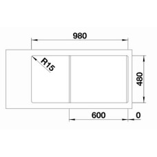 Мойка для кухни Blanco Sity XL 6 S белый-апельсин 525059