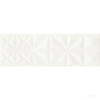 Плитка Opoczno White Magic WHITE GLOSSY SQUARES STRUCTURE 10×750×250