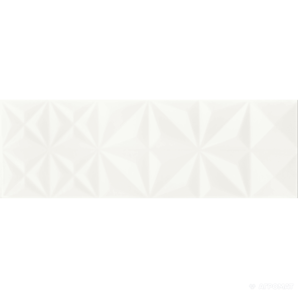 Плитка Opoczno White Magic WHITE GLOSSY SQUARES STRUCTURE 10×750×250