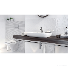 Плитка Opoczno White Magic WHITE GLOSSY SQUARES STRUCTURE 10×750×250