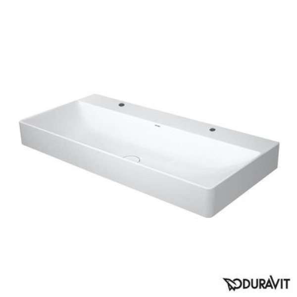 Плитка керамогранит Керамическая раковина 100 см Duravit DuraSquare 2353100043 для пола