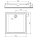 Душевой поддон KOLO PACYFIK 100x100 AntiSlide xBK0710101
