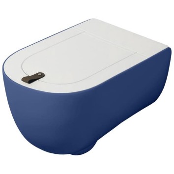 Подвесной унитаз безободковый Artceram The One (THV001 16;00) blue sapphire