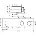 Термостат для душа Hansgrohe ShowerTablet 13102000 Термостат для душа Hansgrohe ShowerTablet 13102000