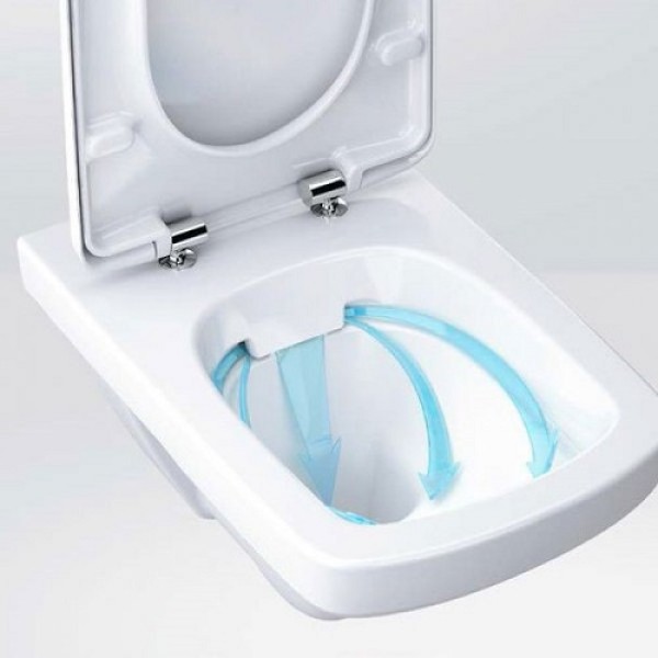 Унитаз подвесной Kolo Nova Pro Rimfree (M33123000) без сиденья