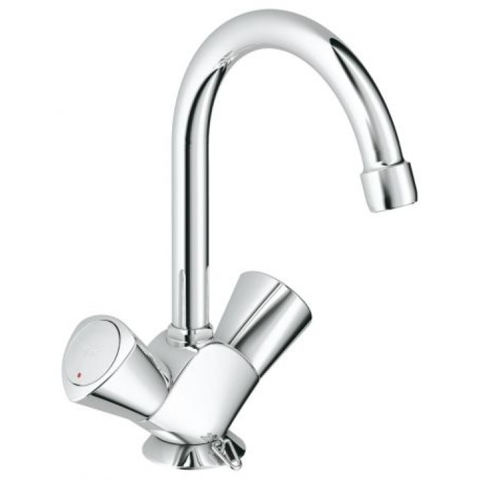 Grohe Costa S Смеситель для раковины на одно отверстие с цепочкой (21338001)