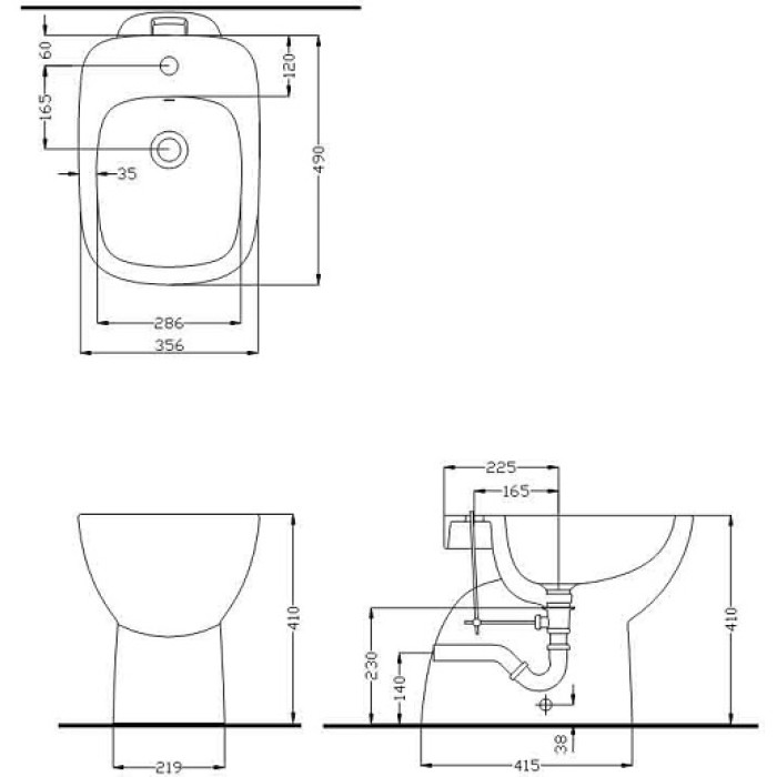Биде Kolo Style L25000000 Биде Kolo Style L25000000