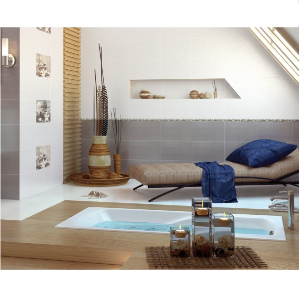 Керамогранит Cersanit OLIVIO WHITE 9×420×420