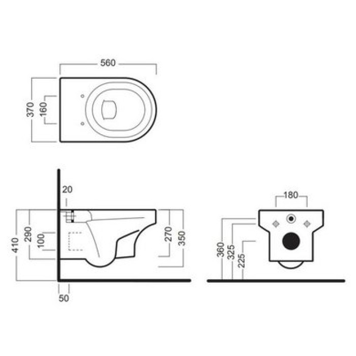 Подвесной унитаз Hatria Daytime (YxV501)