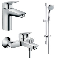 Набор смесителей для ванны Hansgrohe Logis 71400111 (71100000+71400000+27772000)