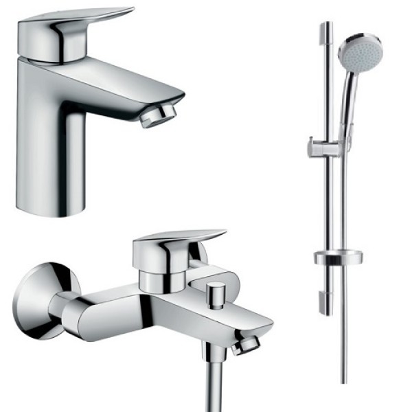 Набор смесителей для ванны Hansgrohe Logis 71400111 (71100000+71400000+27772000)