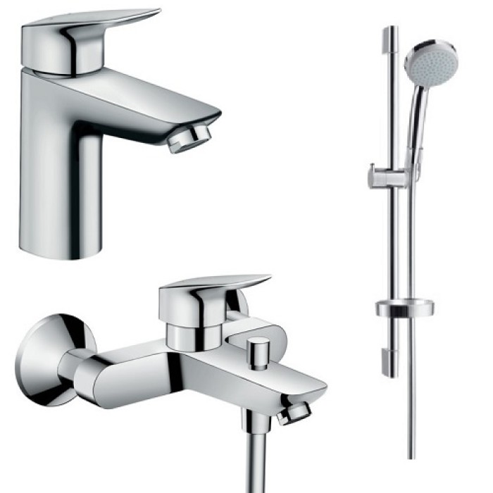 Набор смесителей для ванны Hansgrohe Logis 71400111 (71100000+71400000+27772000)