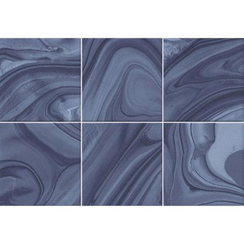 Плитка Vives Hanami Mankai Indigo 23x33,5 см